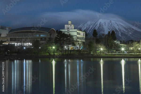 Obraz 夜の岩手山（高松の池）