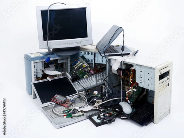 Obraz Rohstoff Elektroschrott