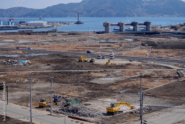 Obraz 東日本大震災（大槌町）