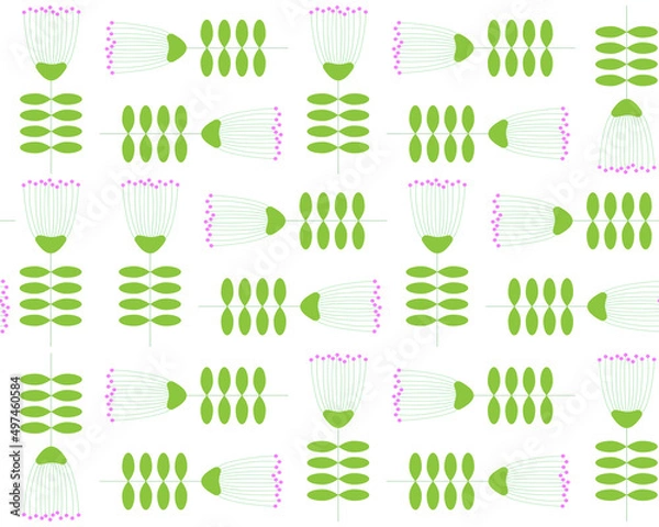 Obraz seamless background with flowers 