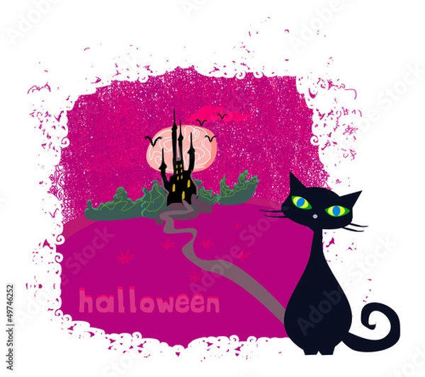 Obraz halloween invitation poster