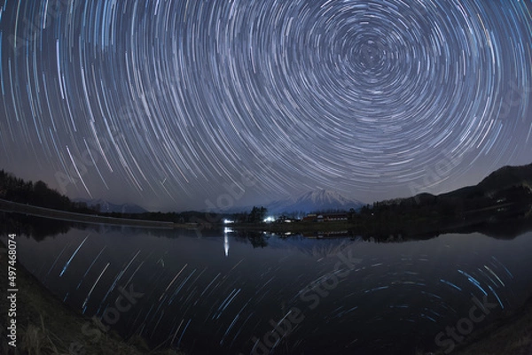 Obraz 岩手山星景