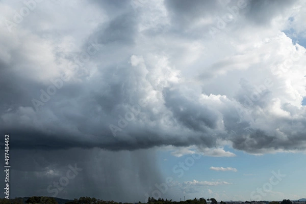 Obraz ゲリラ豪雨