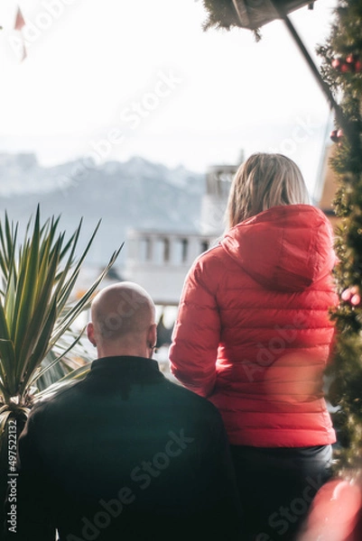 Obraz couple on the beach
