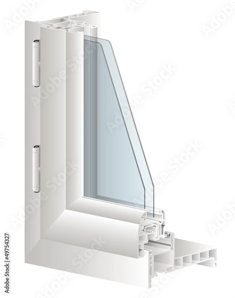 Obraz coupe fenetre pvc