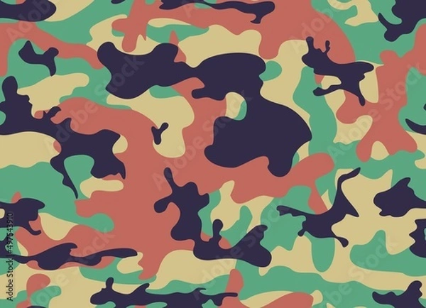 Fototapeta 
Vector urban
trendy seamless classic camouflage on textiles