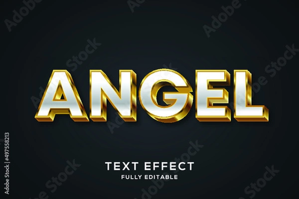 Fototapeta 3D Text Effect