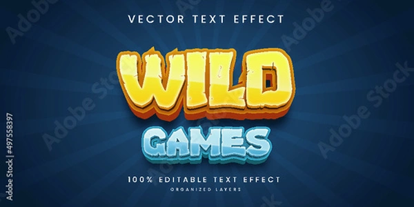 Fototapeta 3D Text Effect