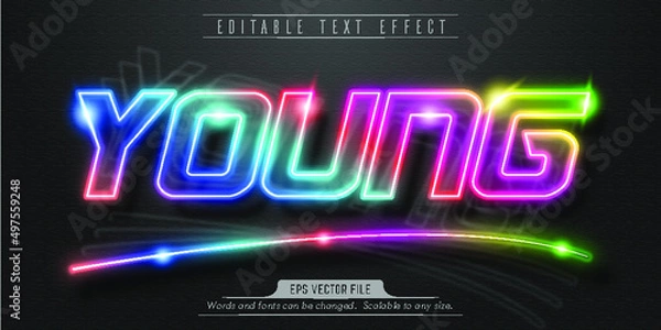 Fototapeta 3D Text Effect
