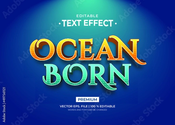Fototapeta 3D Text Effect