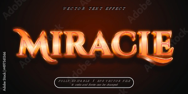 Fototapeta 3D Text Effect