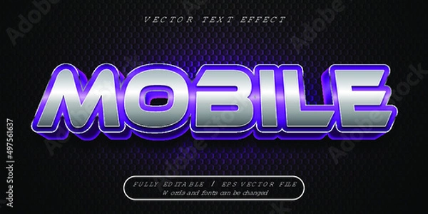Fototapeta 3D Text Effect