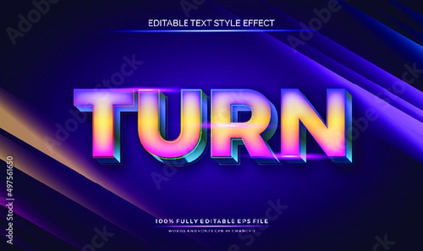 Fototapeta 3D Text Effect