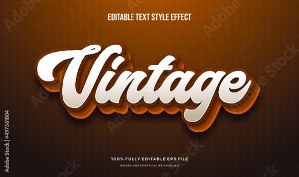 Fototapeta 3D Text Effect