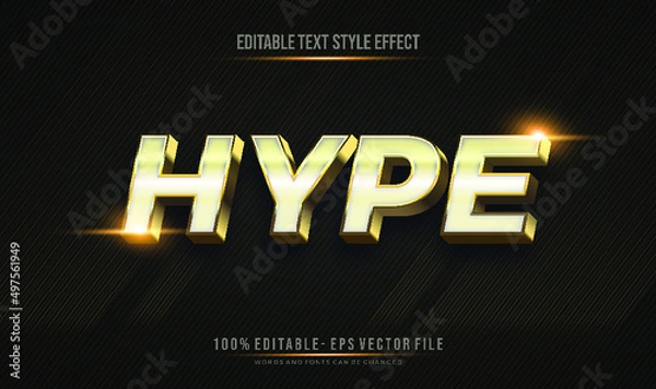 Fototapeta 3D Text Effect