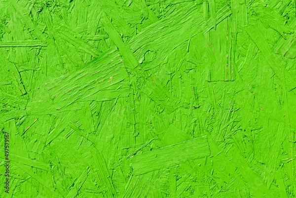 Fototapeta Green colour painted wall texture background. 