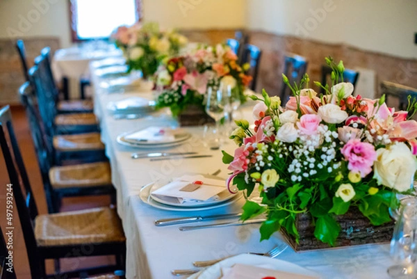 Obraz tavola addobbata