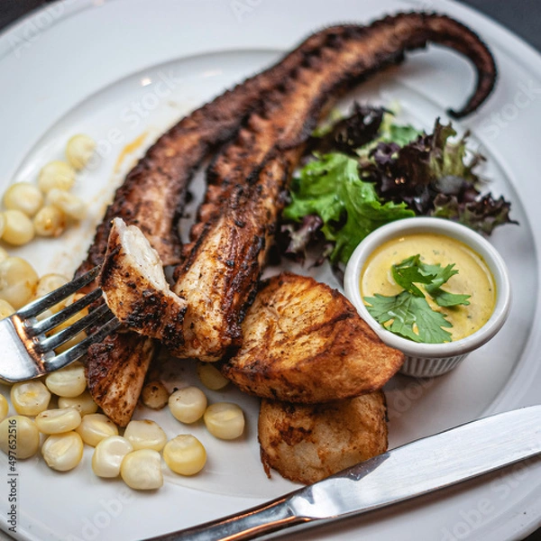 Obraz grilled pork ribs