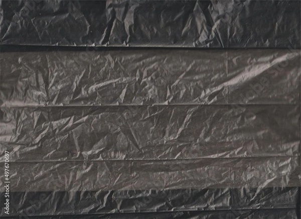 Obraz close up black plastic texture