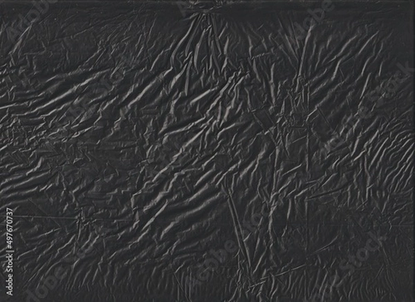 Obraz close up black plastic texture