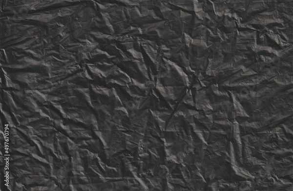 Obraz close up black plastic texture