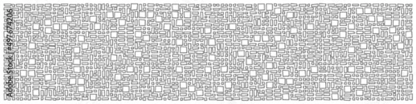 Obraz Offset Quads generative art background art illustration