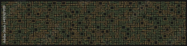 Obraz Offset Quads generative art background art illustration