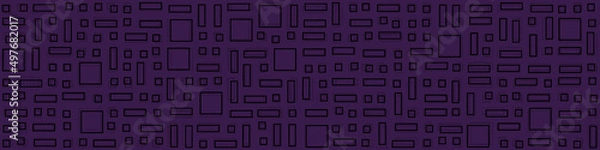 Obraz Offset Quads generative art background art illustration