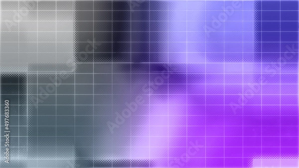 Fototapeta Abstract glitch art grid background image.