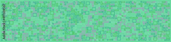 Obraz Offset Quads generative art background art illustration