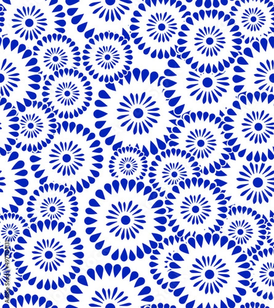 Obraz Seamless pattern, patterns, Japanese style. Illustration for your website, icons, interfaces, etc.