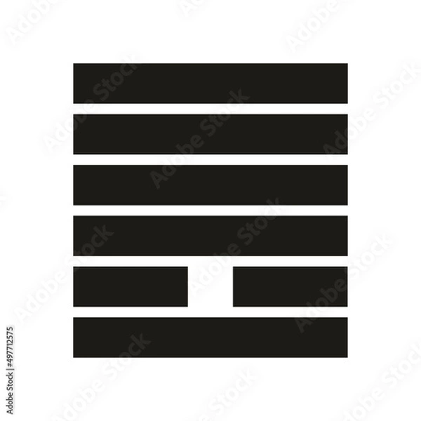 Fototapeta Gene Key 13 Hexagram i ching human design