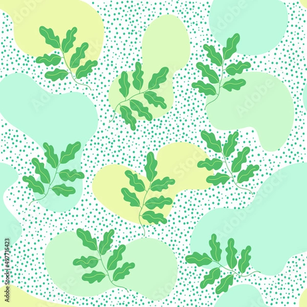 Obraz seamless floral background	