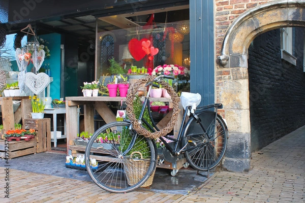 Obraz Flower shop in Gorinchem. Netherlands