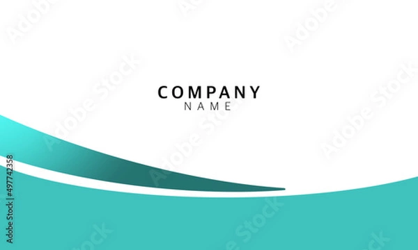 Fototapeta business card template abstract card template modern website banner template design