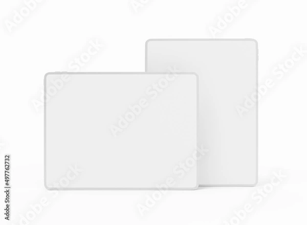Fototapeta 3d Set of Tablet Screens Mockup