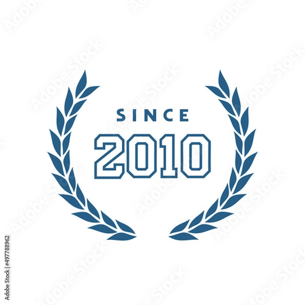 Obraz Since 2010 emblem