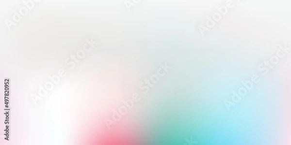Fototapeta Light Green, Red vector blur backdrop.