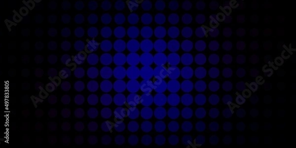 Fototapeta Dark Blue, Red vector layout with circles.