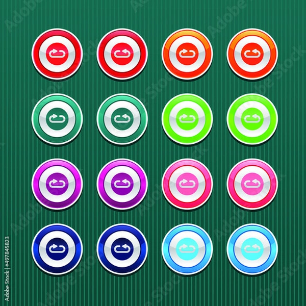 Fototapeta Forward and backward button