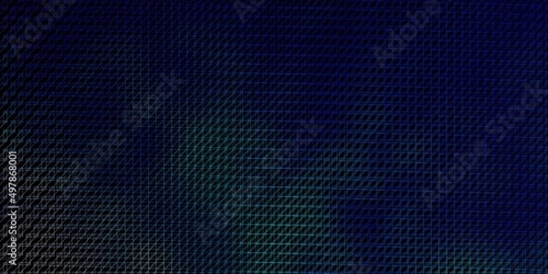 Fototapeta Dark Blue, Green vector backdrop with lines.