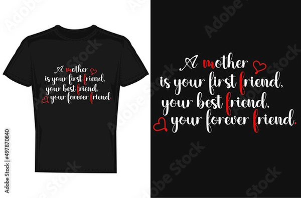 Obraz Mothers Day Tshirt Design