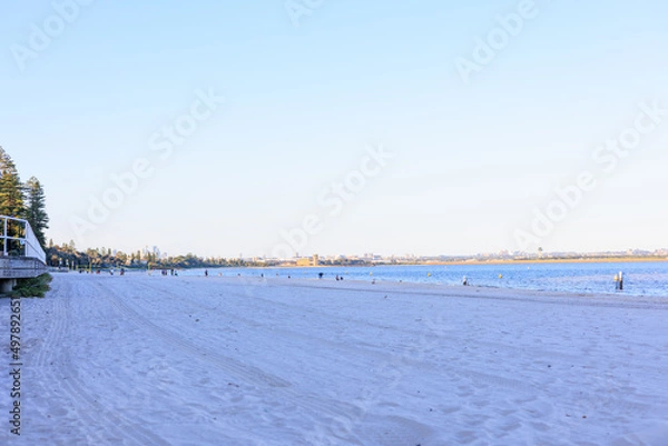 Fototapeta 無人の砂浜とビーチ