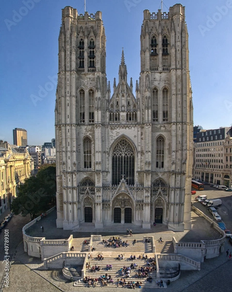 Obraz Saint Michael Cathedral in Brussels