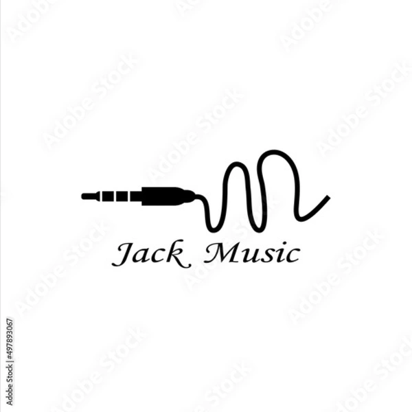 Obraz Sound Wave Logo Design Template