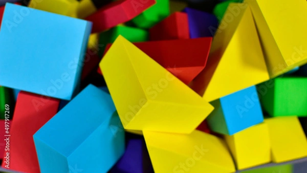 Obraz Geometric shapes for children's games