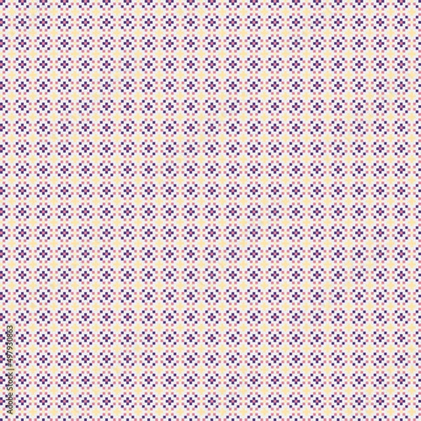 Obraz Abstract Cross Pattern generative computational art illustration