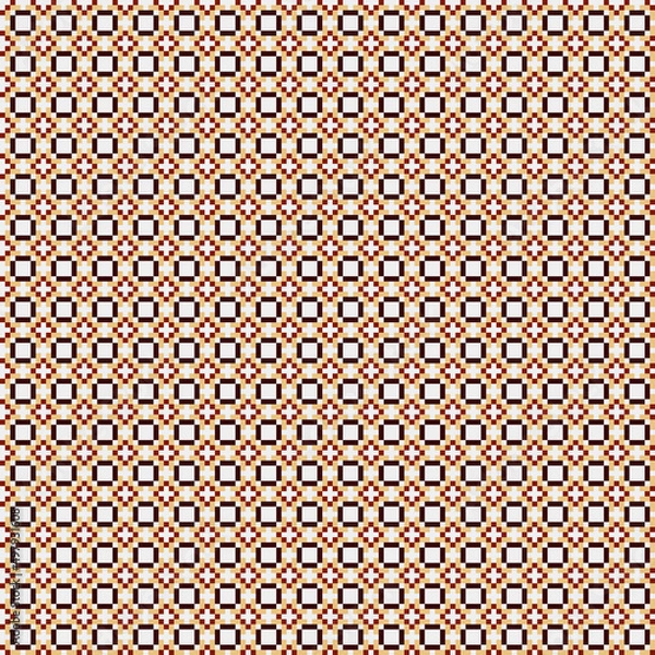 Obraz Abstract Cross Pattern generative computational art illustration