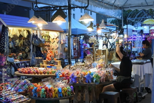 Fototapeta チェンマイの街並み　タイ