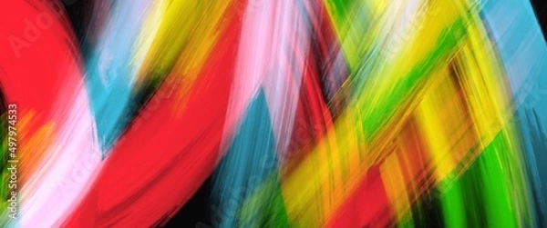 Fototapeta Colorful abstract paint background design